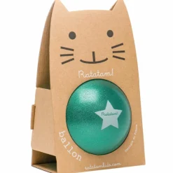 Ballon paillettes Vert (15 cm) Balle Souple