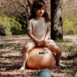 Find that hippo Ballon sauteur orange (45 cm)