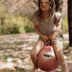 Find that hippo Ballon sauteur rose (45 cm)