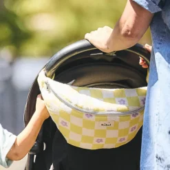 Best Banane à langer Comme un bonbon Romy damier jaune Sac Banane Adulte