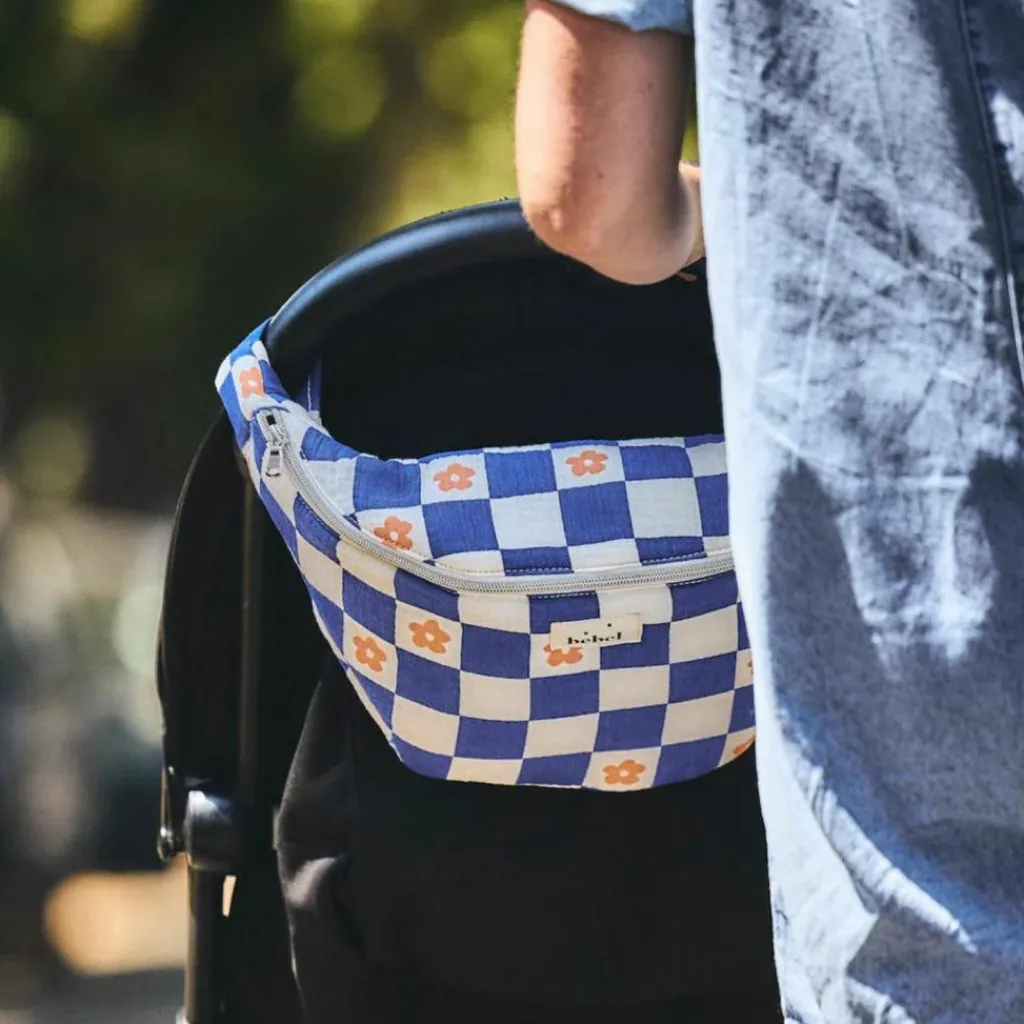 BEBEL Banane à langer Comme un bonbon Romy damier bleu