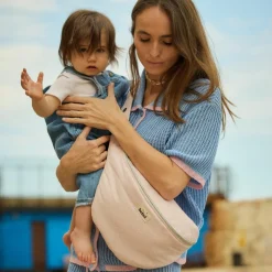 Discount Banane à langer Sorbet fraise en coton irisé Sac Banane Adulte