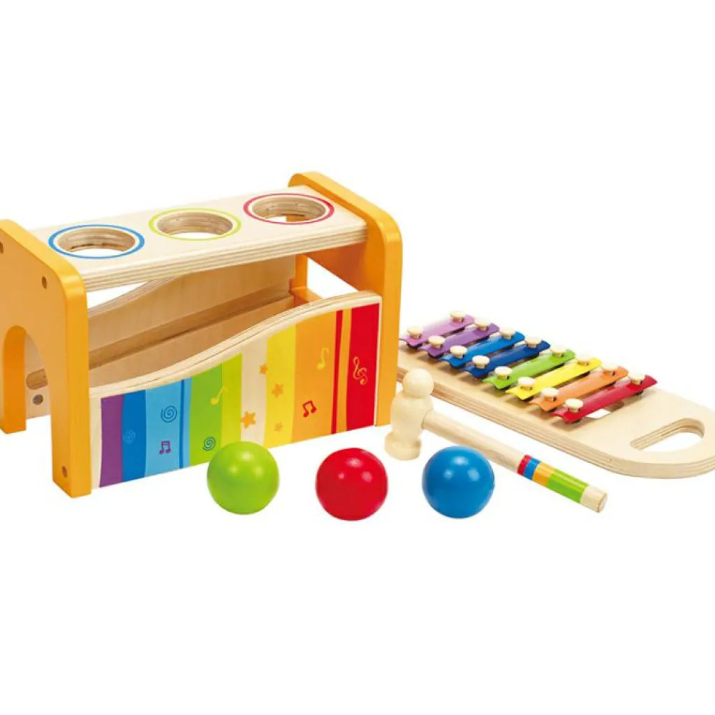 Hape Banc à marteler avec xylophone