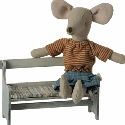 Sale Banc Souris Vintage blanc cassé Accessoires Pour Univers De Jeu