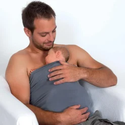 Clearance Bandeau de peau à peau gris (taille S-M) Bandeau Peau À Peau