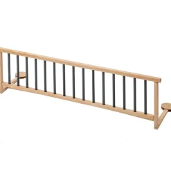 Combelle Barrière de lit en bois Audrey hydride anthracite 127 cm