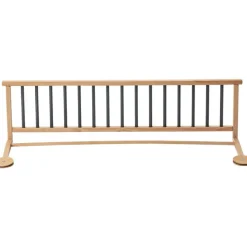 Combelle Barrière de lit en bois Audrey hydride anthracite 127 cm