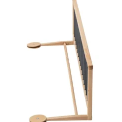 Combelle Barrière de lit en bois Audrey hydride anthracite 127 cm