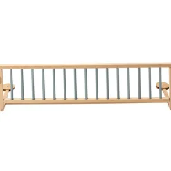 Combelle Barrière de lit en bois Audrey hybride bleu gris 127 cm