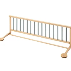Combelle Barrière de lit en bois Audrey hybride bleu gris 127 cm