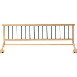 Combelle Barrière de lit en bois Audrey hybride bleu gris 127 cm