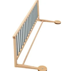 Combelle Barrière de lit en bois Audrey hybride bleu gris 127 cm