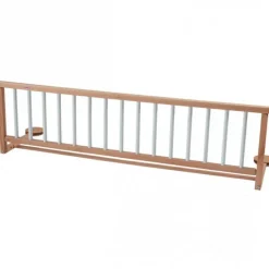 Online Barrière de lit en bois de hêtre Audrey Hybride blanc 127 cm Barrière De Lit