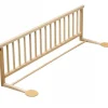 Hot Barrière de lit en bois de hêtre Audrey Brut 127 cm Barrière De Lit