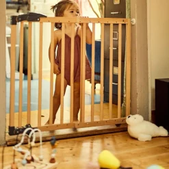 Online Barrière de porte à pressions Naturel (68 à 102 cm) Barrière De Sécurité Et Accessoires