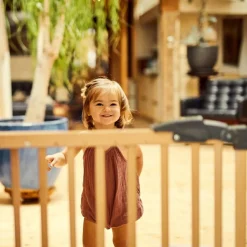 Online Barrière de porte à pressions Naturel (68 à 102 cm) Barrière De Sécurité Et Accessoires