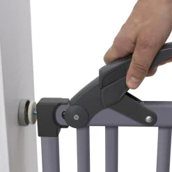 Hot Barrière de porte à pressions Grise (68 à 102 cm) Barrière De Sécurité Et Accessoires