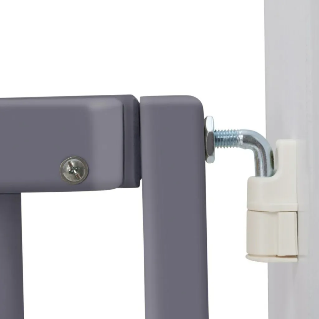 Hot Barrière de porte à pressions Grise (68 à 102 cm) Barrière De Sécurité Et Accessoires