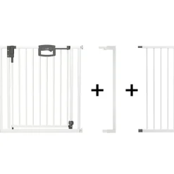 Geuther Barrière de sécurité Easylock Plus pour porte (120 à 128 cm)