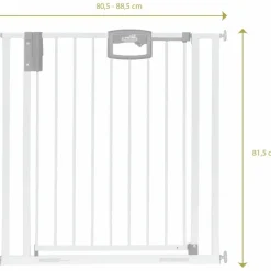 Geuther Barrière de sécurité Easylock Plus pour porte (120 à 128 cm)