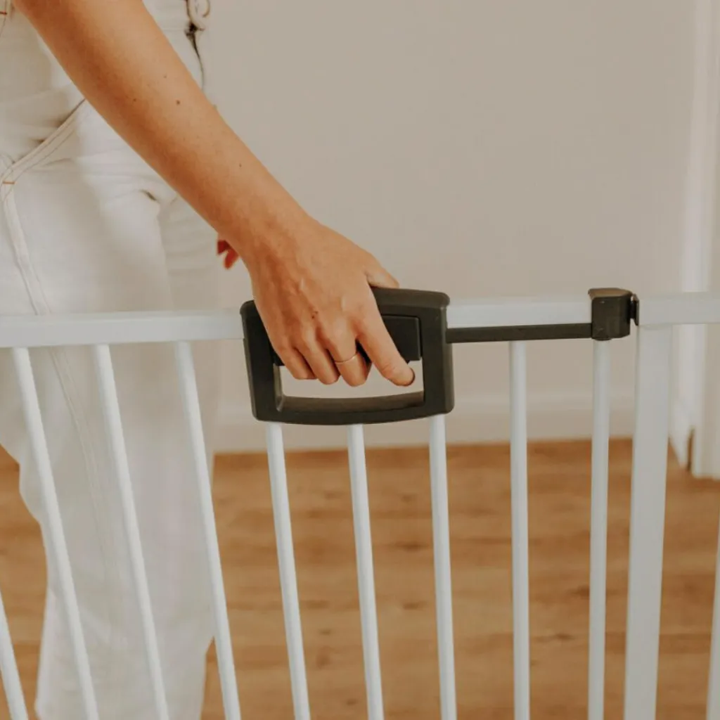 Geuther Barrière de sécurité Easylock Plus pour porte (120 à 128 cm)