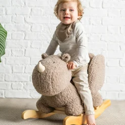 Outlet Bascule Teddy Lapidou Rhino taupe Jouet À Bascule