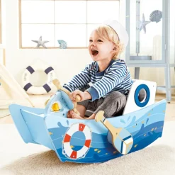 Online Bateau à bascule en bois Jouet À Bascule