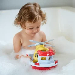 Hot Bateau de sauvetage et hélicoptère Jouet De Bain