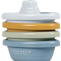 Little Dutch Bateaux de bain à empiler bleu