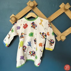 Petit Jour Paris Bavoir à manches Elmer