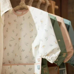 Discount Bavoir à manches imperméable Lovely Birds Bavoirs