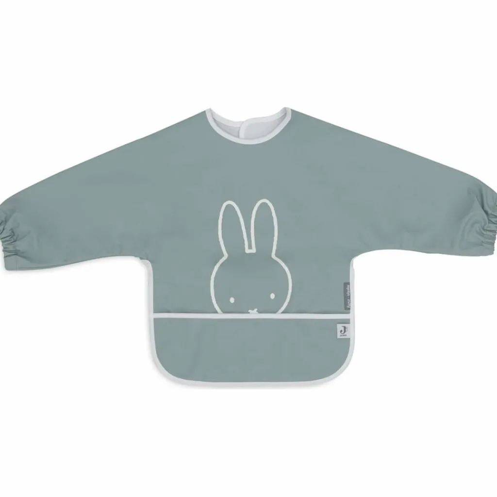 Jollein Bavoir à manches imperméable Miffy Peekaboo Sea Green