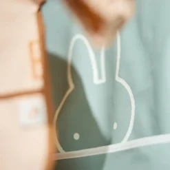 Jollein Bavoir à manches imperméable Miffy Peekaboo Sea Green