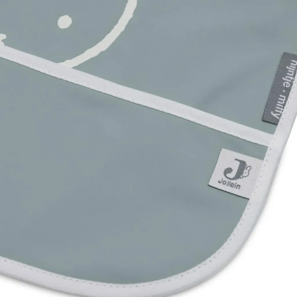 Jollein Bavoir à manches imperméable Miffy Peekaboo Sea Green