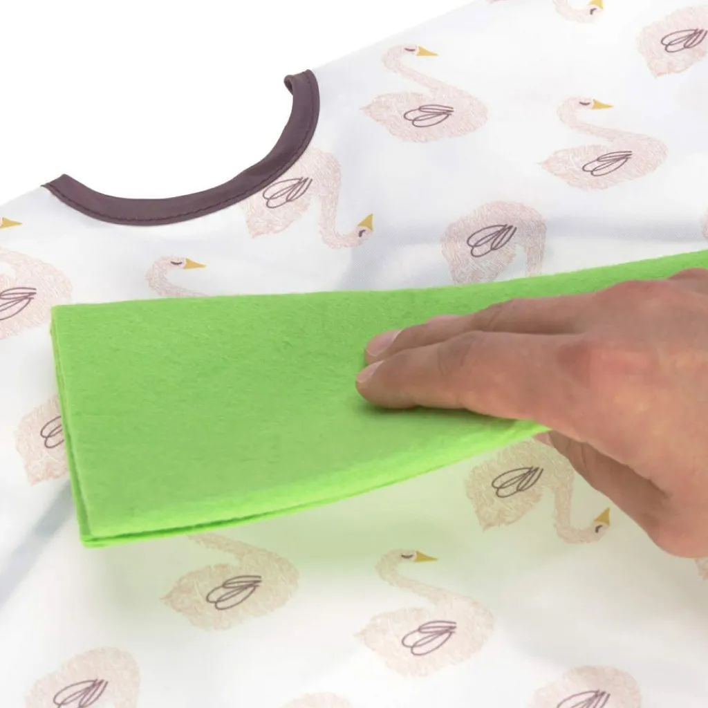 Lässig Bavoir à manches longues cygne Little Water