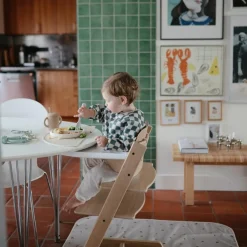 Clearance Bavoir à manches longues Olive Check (6-24 mois) Bavoirs