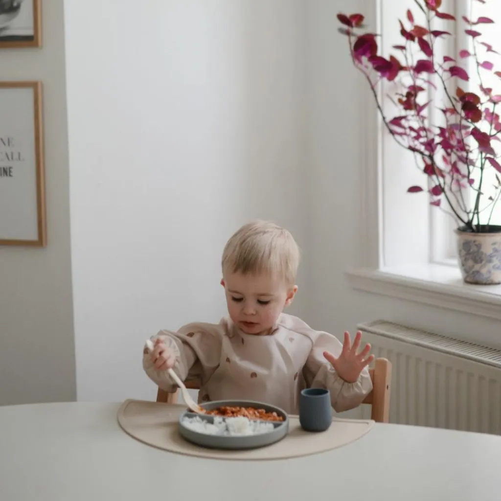 Mushie Bavoir à manches longues Rainbows (6-24 mois)