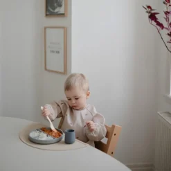 Mushie Bavoir à manches longues Rainbows (6-24 mois)