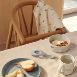 Liewood Bavoir à manches Merle Aviator Ecru