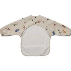 Liewood Bavoir à manches Merle Safari sandy mix