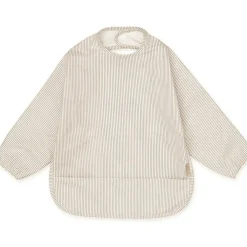 Cam Cam Copenhagen Bavoir à manches Rayures marron