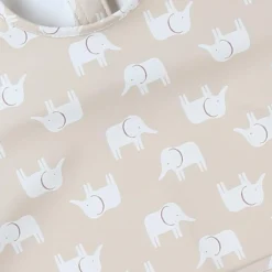 Noukie's Bavoir à manches Tender beige Mix et Match