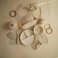 Discount Bavoir à poche en silicone Vanilla confetti Bavoirs