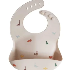 Hot Bavoir à poche en silicone Dinosaure Bavoirs