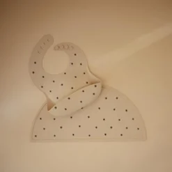 Bavoir à poche en silicone Black daisy Bavoirs