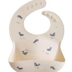 Online Bavoir à poche en silicone Baleine Bavoirs