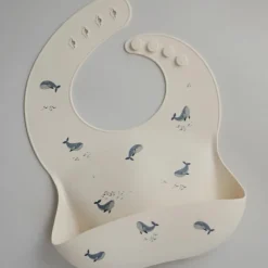 Online Bavoir à poche en silicone Baleine Bavoirs
