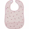 New Bavoir à velcro plastifié Cerise Bavoirs