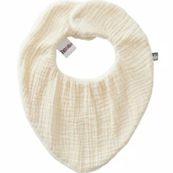 BB & Co Bavoir bandana Soft bambou réversible mousse de lait
