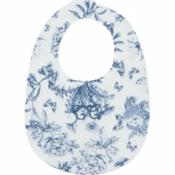 Clearance Bavoir bandana Toile de Jouy bleu Bavoirs